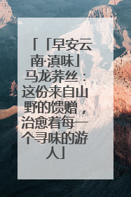 「早安云南·滇味」马龙荞丝：这份来自山野的馈赠，治愈着每一个寻味的游人