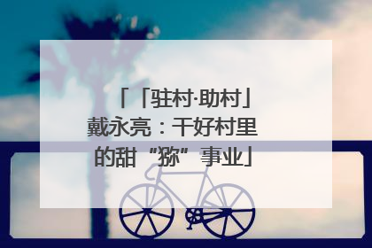 「驻村·助村」戴永亮：干好村里的甜“猕”事业