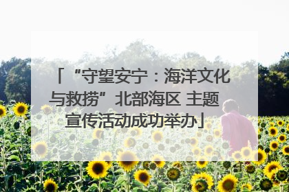 “守望安宁：海洋文化与救捞”北部海区 主题宣传活动成功举办