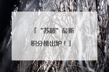 “苏超”最新积分榜出炉！