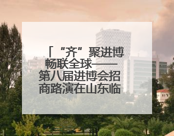“齐”聚进博 畅联全球——第八届进博会招商路演在山东临沂举办