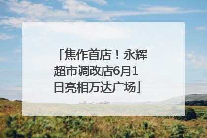 焦作首店！永辉超市调改店6月1日亮相万达广场