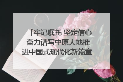 牢记嘱托 坚定信心 奋力谱写中原大地推进中国式现代化新篇章（六）河南绘就“行走河南·读懂中国”新画卷丨牢记嘱托谱新篇