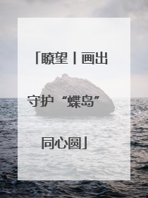 瞭望丨画出守护“蝶岛”同心圆