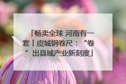 畅卖全球 河南有一套丨虞城钢卷尺：“卷”出县域产业新刻度