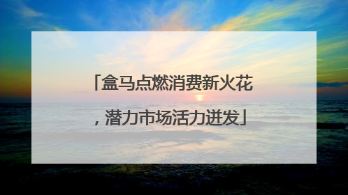盒马点燃消费新火花，潜力市场活力迸发