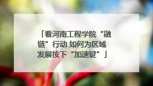 看河南工程学院“融链”行动 如何为区域发展按下“加速键”