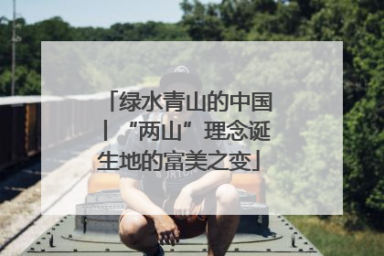 绿水青山的中国丨“两山”理念诞生地的富美之变