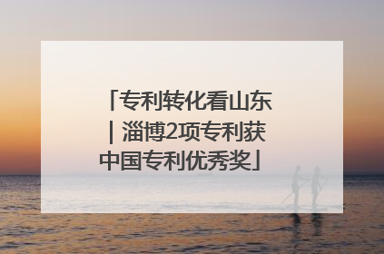 专利转化看山东｜淄博2项专利获中国专利优秀奖
