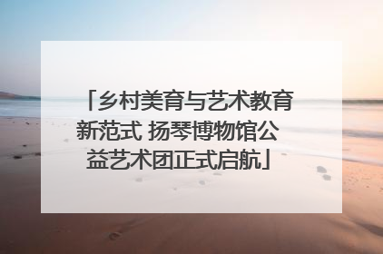乡村美育与艺术教育新范式 扬琴博物馆公益艺术团正式启航