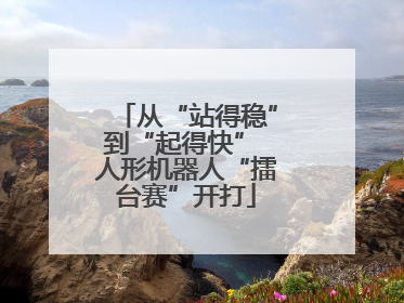 从“站得稳”到“起得快” 人形机器人“擂台赛”开打