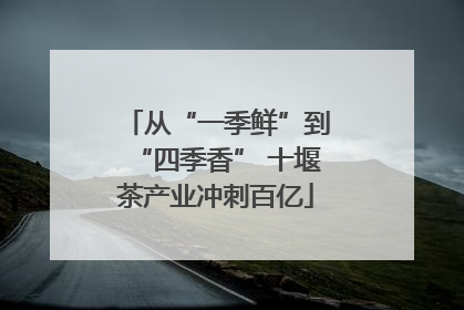 从“一季鲜”到“四季香” 十堰茶产业冲刺百亿
