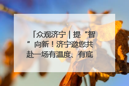 众观济宁｜提“智”向新！济宁邀您共赴一场有温度、有底气的“智造”之约