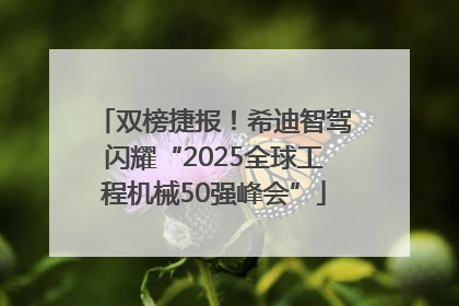 双榜捷报！希迪智驾闪耀“2025全球工程机械50强峰会”