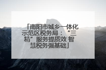 南阳市城乡一体化示范区税务局：“三精”服务提质效 智慧税务强基础