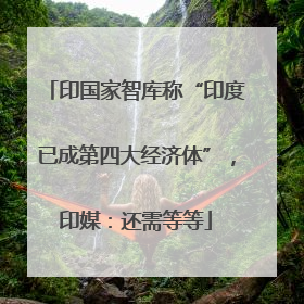 印国家智库称“印度已成第四大经济体”，印媒：还需等等