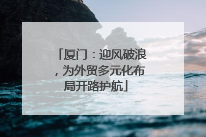 厦门：迎风破浪，为外贸多元化布局开路护航