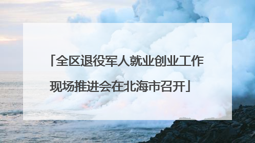 全区退役军人就业创业工作现场推进会在北海市召开