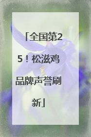 全国第25！松滋鸡品牌声誉刷新
