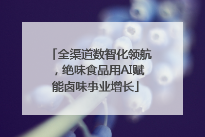 全渠道数智化领航，绝味食品用AI赋能卤味事业增长