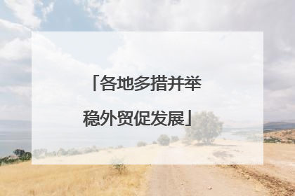 各地多措并举稳外贸促发展