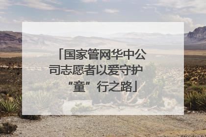 国家管网华中公司志愿者以爱守护“童”行之路