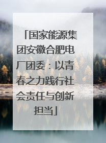 国家能源集团安徽合肥电厂团委：以青春之力践行社会责任与创新担当