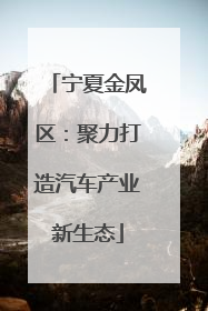 宁夏金凤区：聚力打造汽车产业新生态