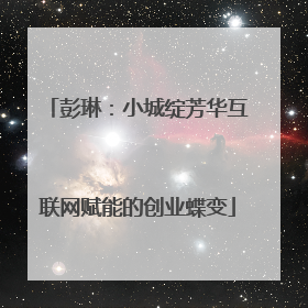 彭琳：小城绽芳华互联网赋能的创业蝶变