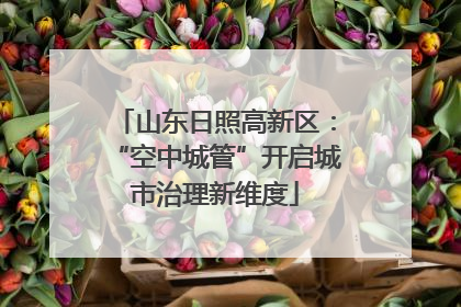 山东日照高新区：“空中城管”开启城市治理新维度