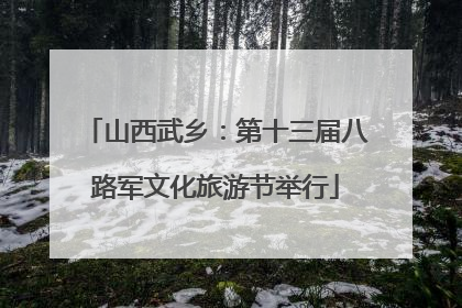山西武乡：第十三届八路军文化旅游节举行