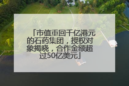 市值重回千亿港元的石药集团，授权对象揭晓，合作金额超过50亿美元