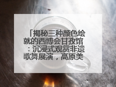 揭秘三种颜色绘就的西博会甘孜馆：沉浸式观赏非遗歌舞展演，高原美味从头吃到尾