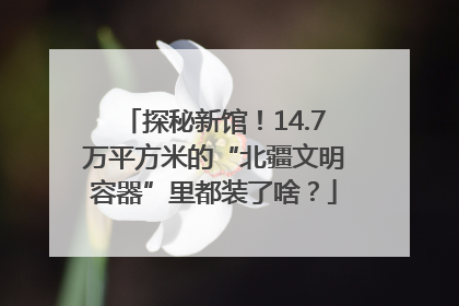 探秘新馆！14.7万平方米的“北疆文明容器”里都装了啥？