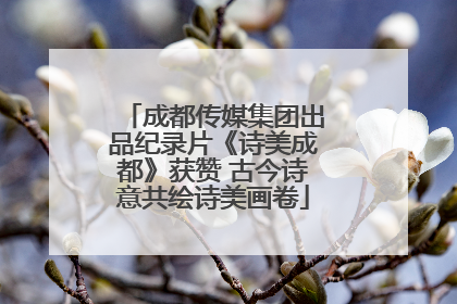 成都传媒集团出品纪录片《诗美成都》获赞 古今诗意共绘诗美画卷