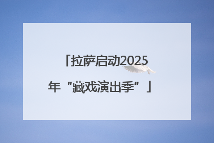 拉萨启动2025年“藏戏演出季”