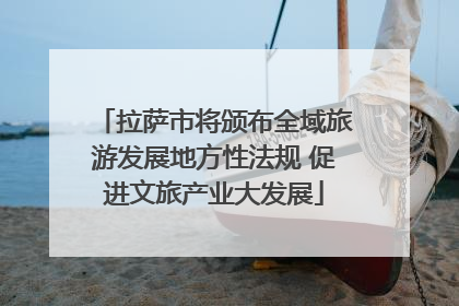 拉萨市将颁布全域旅游发展地方性法规 促进文旅产业大发展
