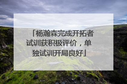 杨瀚森完成开拓者试训获积极评价，单独试训开局良好