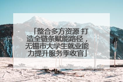 整合多方资源 打造全链条赋能路径，无锡市大学生就业能力提升服务季收官
