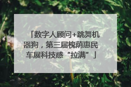 数字人顾问+跳舞机器狗，第三届槐荫惠民车展科技感“拉满”