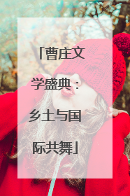 曹庄文学盛典：乡土与国际共舞