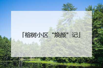 榕树小区“焕颜”记
