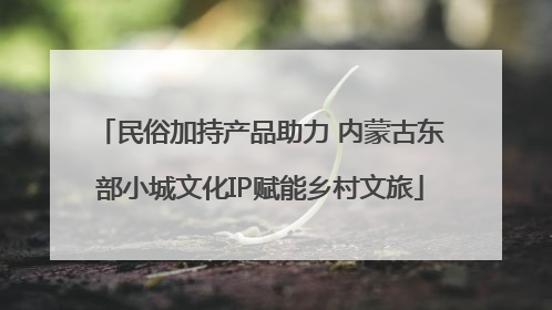 民俗加持产品助力 内蒙古东部小城文化IP赋能乡村文旅