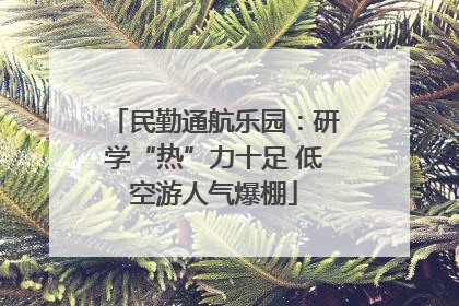 民勤通航乐园：研学“热”力十足 低空游人气爆棚