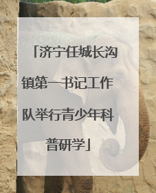 济宁任城长沟镇第一书记工作队举行青少年科普研学