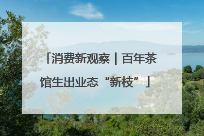 消费新观察｜百年茶馆生出业态“新枝”