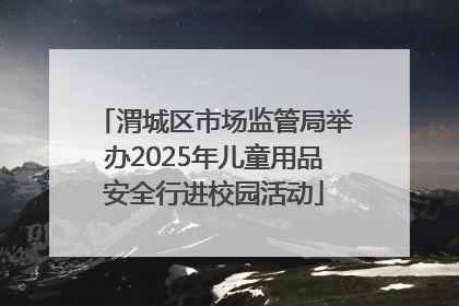 渭城区市场监管局举办2025年儿童用品安全行进校园活动