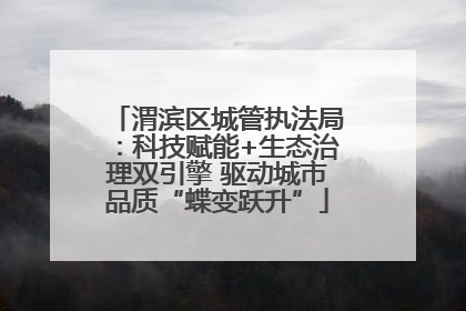 渭滨区城管执法局：科技赋能+生态治理双引擎 驱动城市品质“蝶变跃升”