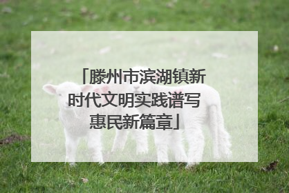 滕州市滨湖镇新时代文明实践谱写惠民新篇章