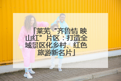莱芜“齐鲁情 映山红”片区：打造全域景区化乡村、红色旅游新名片
